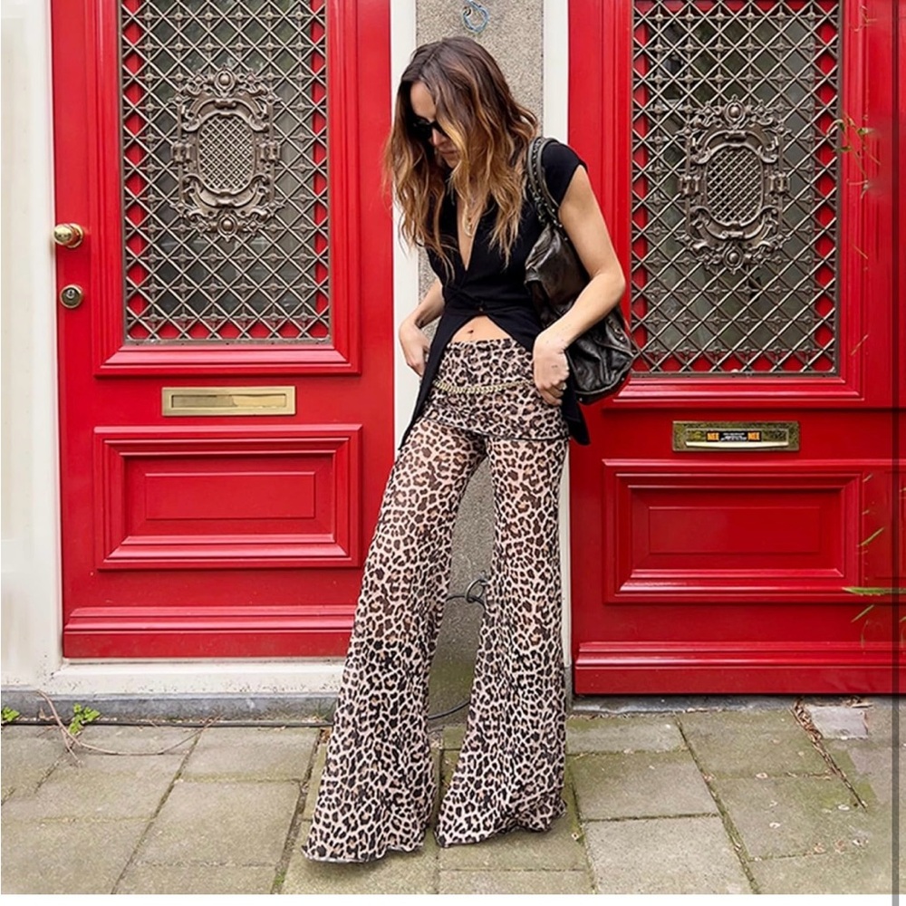 Leopard Print Pants - Picture 5 of 7